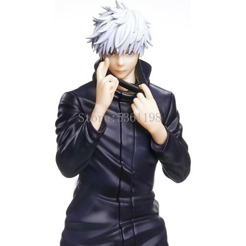 Anime Figure Jujutsu Kaisen Gojo Satoru Two Heads Action Figure Toys Itadori Yuji Figurine Collection Model Doll Gift 20cm
