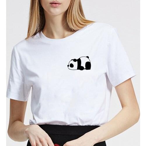 Panda Shirt Pocket Tee Panda Bear Animal Lover cotton t shirt Graphic tee Hipster Tumblr Cozy tops plus size