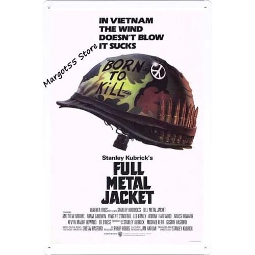 Masterpiece Collection Movie Poster Metal Plate Metal Tin Sign Wall Theater Decoration 8"x12" By Don Jon for Home Room Decor