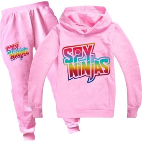 2-15Y Funny Hot Video Game SPY NINJA Tracksuit Kids Printed Hoodie Pants 2pcs Sets Baby Boys Clothing Sets Toddler Girl Outfits