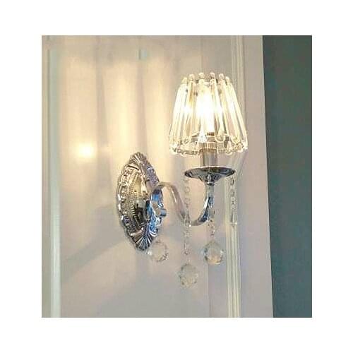 Fashion crystal wall lamp bed-lighting modern brief crystal wall lamp crystal wall lamp tv wall