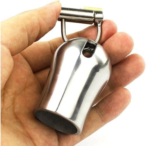 Male Chastity Device Stainless Steel Chastity Cage With PA Lock BDSM Sex Toys Stainless Steel Chastity Belt