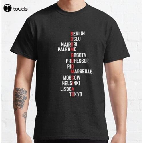 New Boom Boom Ciao Money Heist Funny Acronim Classic Tv Show Lovers T-Shirt Cotton Men Tee Shirt