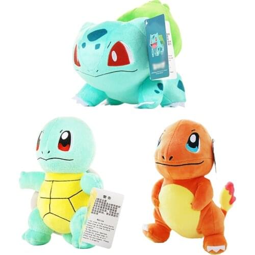 Charmander Pikachus Plush Doll Squirtle Bulbasaur Anime Eevee Psyduck Snorlax Jigglypuff Collection Decorations Gifts For Kids