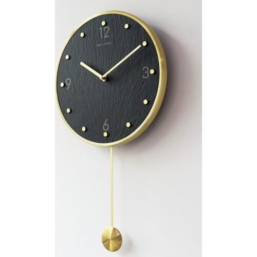 Luxury Nordic Wall Clock Modern Design Silent Digital Pendulum Minimalist Wall Clock Living Room Kitchen Wandklok Home Decor Bb5
