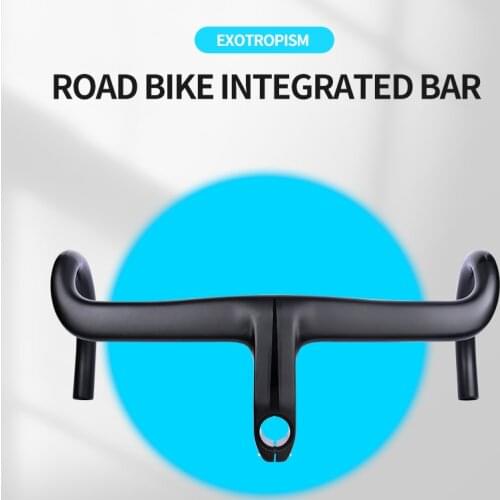 2020 NEW Carbon Handlebar 28.6mm/31.8mm Integrated cycling carbon bar Road Bicycle Handlebar matt black