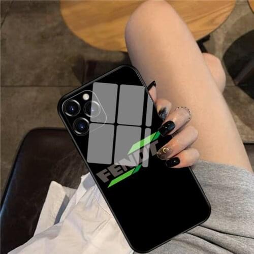 Fendt Tractors Logo Phone Case Glass Phone Case For iphone 12 11 Pro Max XS XR X 8 7 Plus SE2 Case