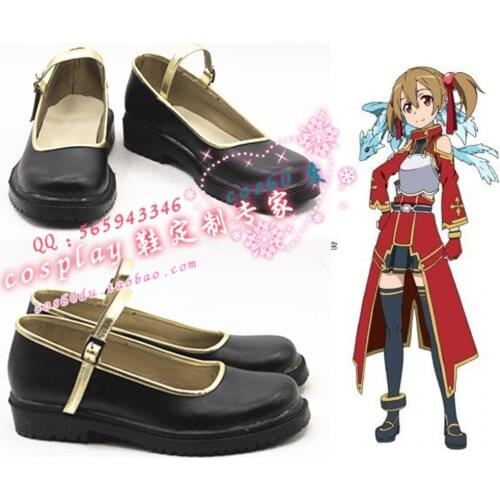 Sword Art Online Silica Cosplay Shoes S008