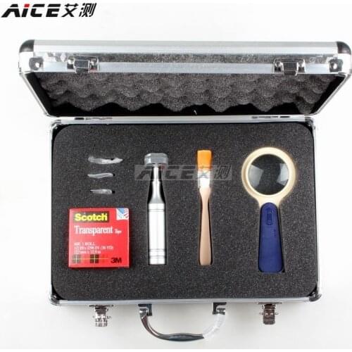 QFH adhesion tester, 100 square knife, paint test, paint film grating, plastic aluminum alloy box, blade