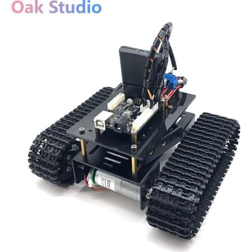 Mini T10 Smart tanks with WiFi/Bluetooth/Handle control PS2 handle control,Arduino Controller , for DIY Robot course research