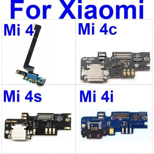 Usb Charger Board For Xiaomi Mi 4 4c 4i 4S USB Charging Jack Port Connector Board Flex Ribbon Cable Replacement Repair Parts