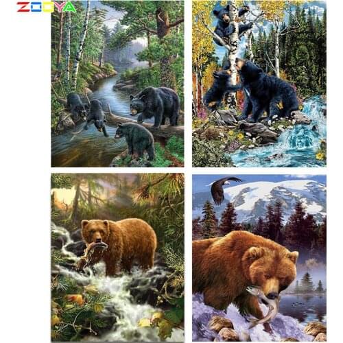 5D DIY full diamond cross embroidery diamond painting animal cow mosaic diamond painting family craft diamond painting sp821