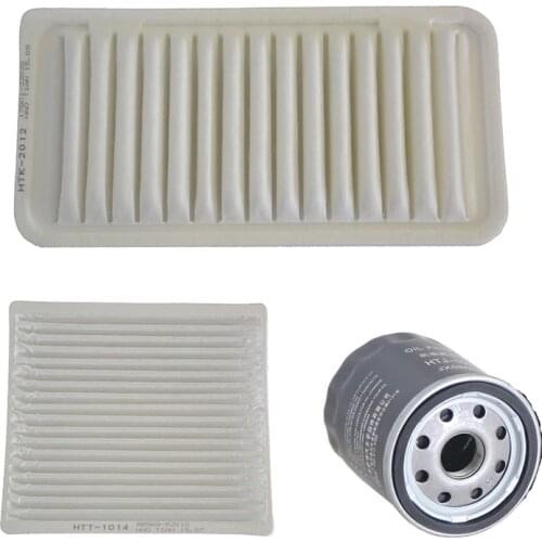 Car Air Filter Cabin Filter Oil Filter for Toyota Corolla 1.6L 1.8L Geely GC7 Lifan 620 17801-22020 88568-52010 JX0605B
