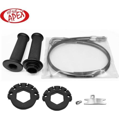 Quick Action Throttle Complete with Cables Kit For HondaCBR600RR 2005-2013 2006 07 08 09 10 11 2012 Push Pull Throttle Assembly