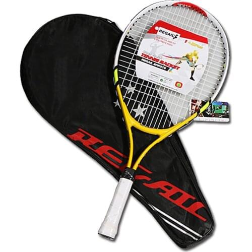 Kids Junior Children Sports Tennis Racket Aluminum Alloy PU Handle Tennis Racket QW