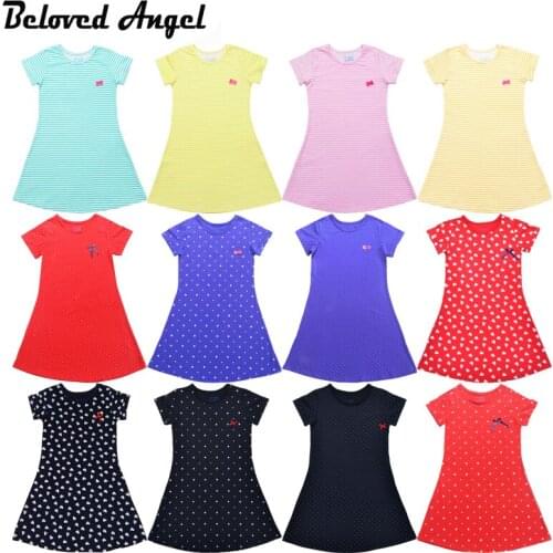 2018 Summer Style Girls Vintage Dresses Childrens Clothing Bowknot Kids Clothes Baby Princess Costumes Teens Dress Party Wear