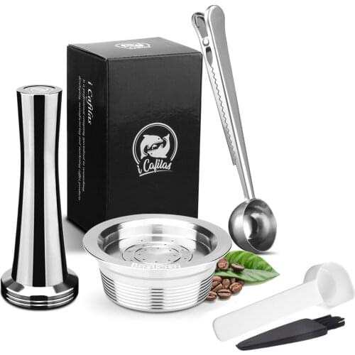 ICafilas Coffee Filters For Lavazza Reusable Stainless Steel Refillable Coffee Capsule For Lavazza A Modo Mio Machine