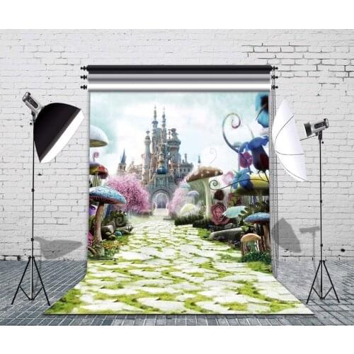 Wonderland Photography Backdrop For Newborn Baby Shower Kids Birthday Party Decorations Supplies Background Photo Studio Props