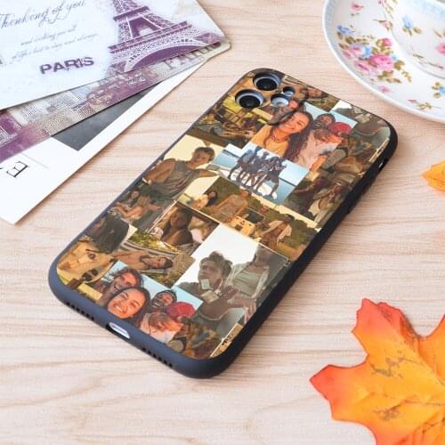 For iPhone Outer Banks Collage Print Soft Matt Apple iPhone Case