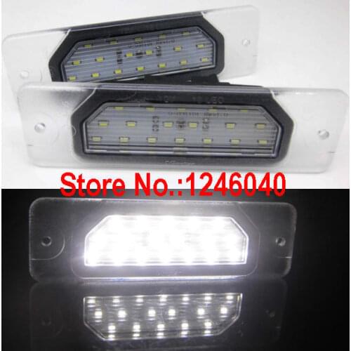 2Pcs Led License Number Plate Light For Infiniti FX35/45 03-08 Q45 96-01 I30 I35 99-04 M37 M56 2010~ high brightness