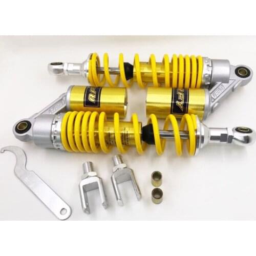 Universal 12.5 "320mm Motorcycle Air Shock Absorber Rear Suspension For Yamaha Motor Scooter ATV U-Shaped Swivel 335mm