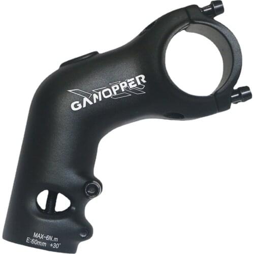 Bicycle Handlebar Tate Mountain Bike Increased Stem 31.8mm Mountain Bike Curved Stem Aluminum Alloy Stem