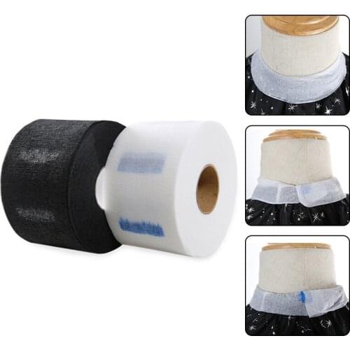 1 Roll Disposable Haircut Necks Hairdressing Collar Accessory Haircut Cape Covering Neck Paper Roll Cutting Wrap Apron Cover