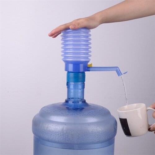1PC Hand Press Manual Pump Water Dispenser 5 Gallon Bottled Drinking Water Pump Bottle Accessories OK 0302