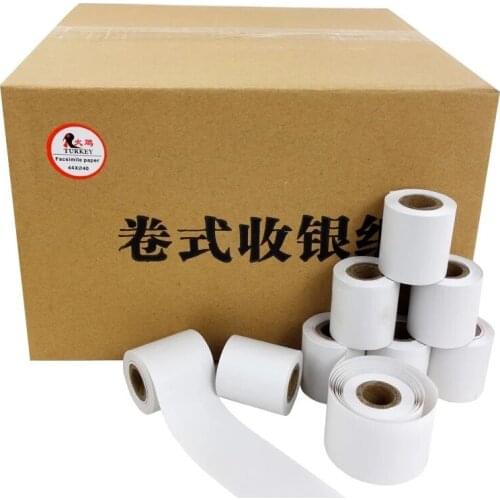 10 Rolls/Pack Cash Register/POS One Ply Bond Paper Rolls 44mm x 40mm (1.75" width)