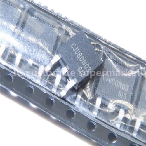 10PCS/LOT NWE CJU80N03 TO-252 30V 80A SMD Transistor