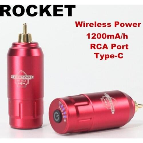 2020 New Tattoo Power Mini Wireless 1200m/h RCA Port For Tattoo Rotary Machine Free Shipping