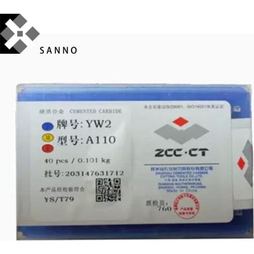 40PCS Cutting tools blade YT14 / YT15 / YG6 / YG8 / YW1 / YW2 A110 CNC carbide welding inserts turning brazed insert