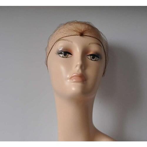 5mm nylon hair nets 20inch black color invisible hairnets