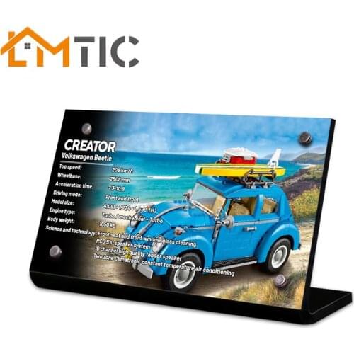 Acrylic display stand brand suitable for 10252 model volkswagen beetle Creator building block kit building block toy