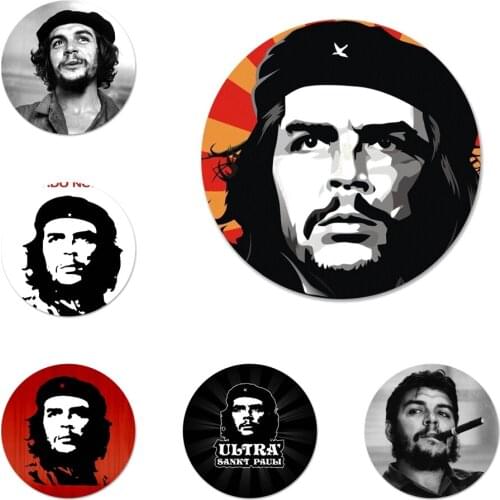 Che Guevara Smoking Cigar Cartoon Icons Pins Badge Decoration Brooches Metal Badges For Clothes Backpack Decoration