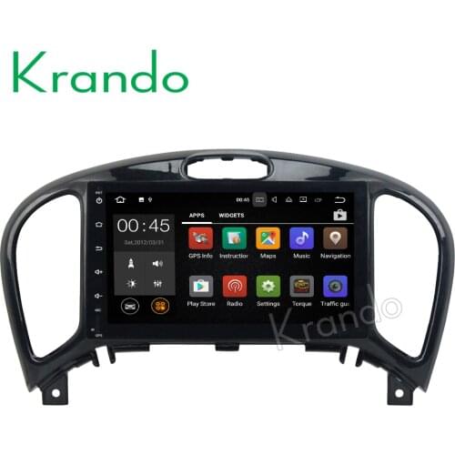 Krando 8" Android 7.1 car navigation multimedia system for Nissan juke 2014-2016 audio radio gps dvd player WIFI 3G DAB