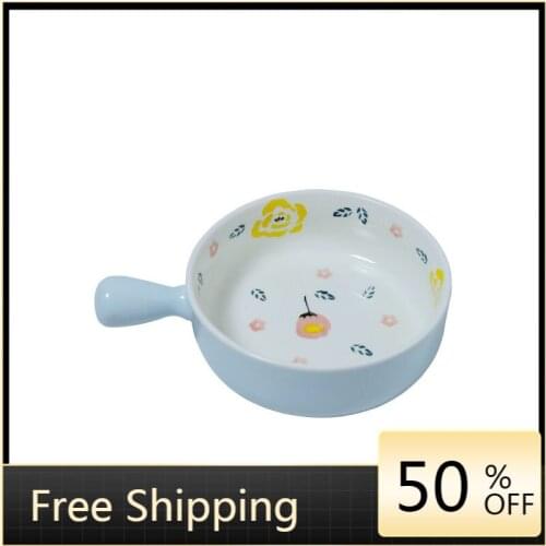 Kawaii Plate Set Porcelain Tableware Kitchen Luxury Plates Dinner Serving Set Japanese Cute Aparelho De Jantar Cutlery Set