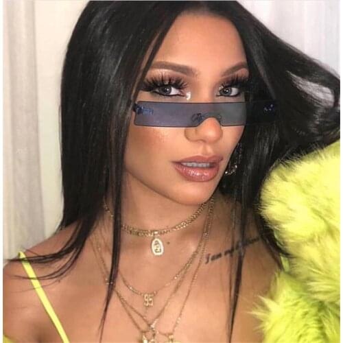 2020 Womens Classic Square Jelly Mens Sunglasses Retro Siamese Ocean Glasses Mens And Womens Retro Luxury Sun Glasses UV400