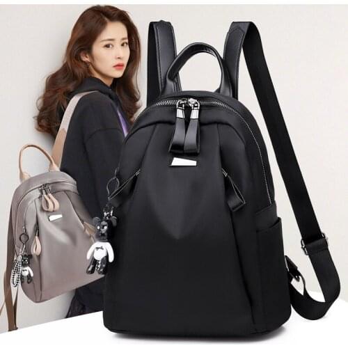 2021 New Female Larger Capacity Travel Backpack for Women COOL Bear Hight Quality Casual Oxford School Backpacks Bag For Girl