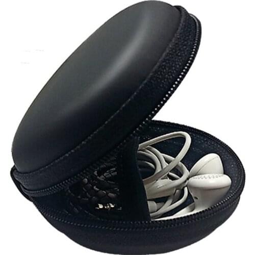 8*3CM EVA Headset Storage Bag Portable Shockproof Zipper Bag Coin Change Organization Pouch Bag