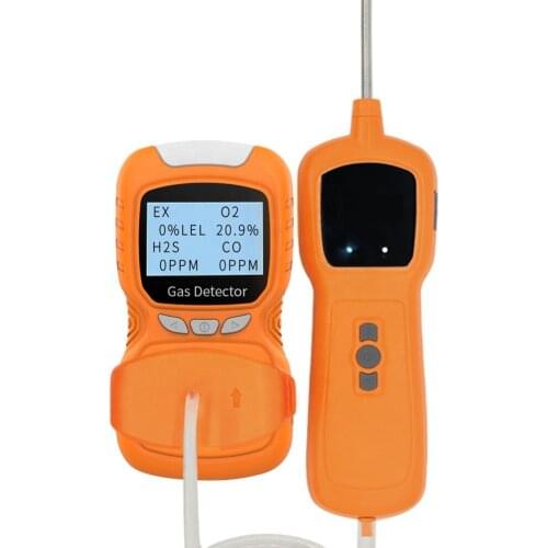 Portable External pump for gas detector with With hose and probe