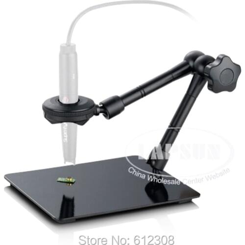 3D Diameter 4.5mm-20mm Adjustable Metal Alloy Stand Holder for Digital Pen Microscope Camera