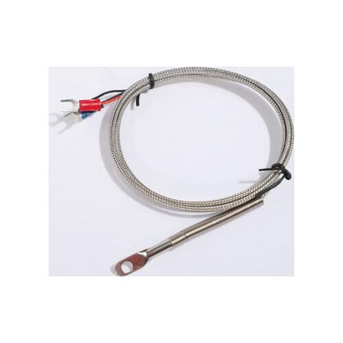 K-type patch type surface end face thermocouple cold pressure nose probe Pt100 temperature sensor round hole temperature probe