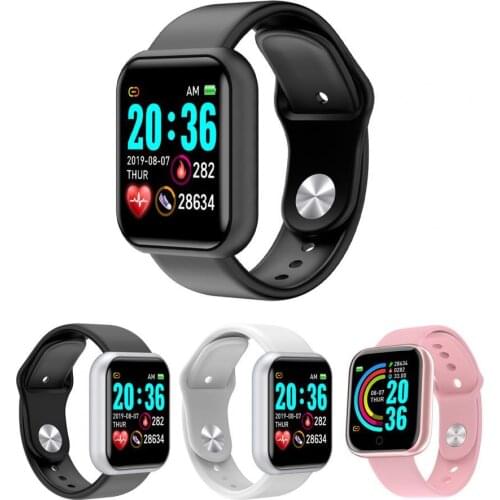 D20 Pro Smart Watch Y68 Bluetooths Fitness Tracker Sports Watch Heart Rate Monitor Blood Pressure Smart Bracelet for Android IOS