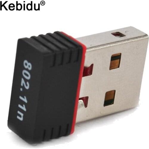 Kebidu Mini USB WiFi Adapter N 802.11 b/g/n Wi-Fi Dongle High Gain 150Mbps wireless Antenna wifi for computer
