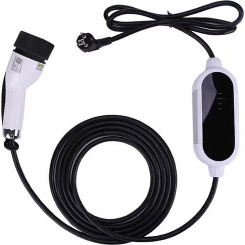 Factory Manufacture High Quality 16A 3.6KW Portable EV Charger Station Type 2 Fast Charging