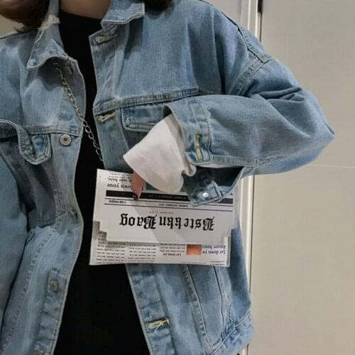 Women Ladies Newspape Pattern Crossbody Shoulder Bag Tote Purse Messenger Satchel