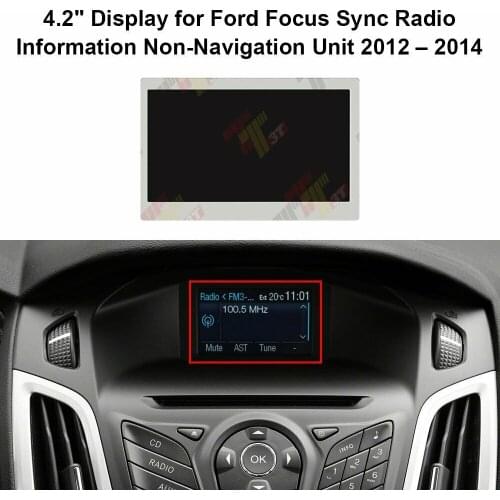 4.2" LCD Display for Ford Focus Fusion Sync Radio Information Non-Navigation