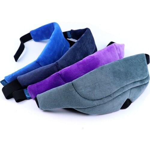 3D Soft Breathable Sleep Eye Mask Natural Sleeping Cover Blindfold Rest Aid Eyeshade Women Men Travel Cover Shade Eyepatch