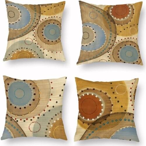 Abstract Decorative Pillowcase Throw Pillow Case Art Cushion Cover Car Decor Home Decoration 45X45CM